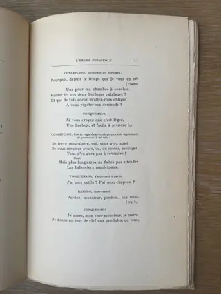 Franc-Nohain - L'Heure Espagnole - 1923