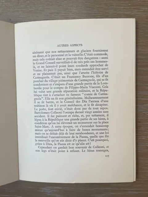 Camille Mauclair / Henri Cassiers - Le Charme de Venise - 1930
