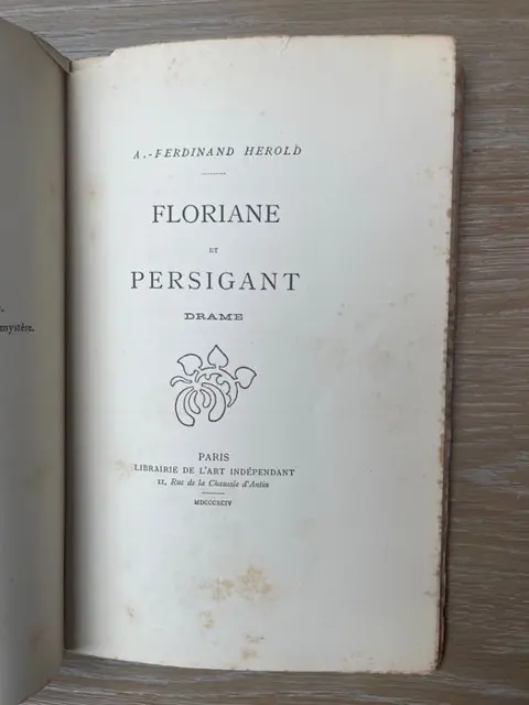 A. Ferdinand Herold - Floriane et Persigant - 1894