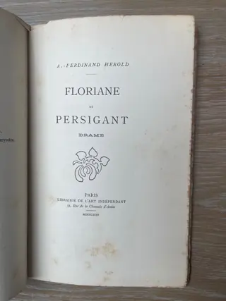 A. Ferdinand Herold - Floriane et Persigant - 1894
