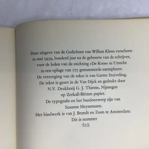 Willem Kloos - Gedichten 1880-1893 - 1959