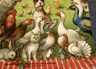 Vojtech Kubasta - Peter and Sally on the Farm - 1960