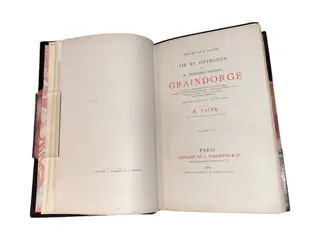 Hyppolithe Taine - Vie et opinion de Mr. Frédéric-Thomas Graindorge - 1867