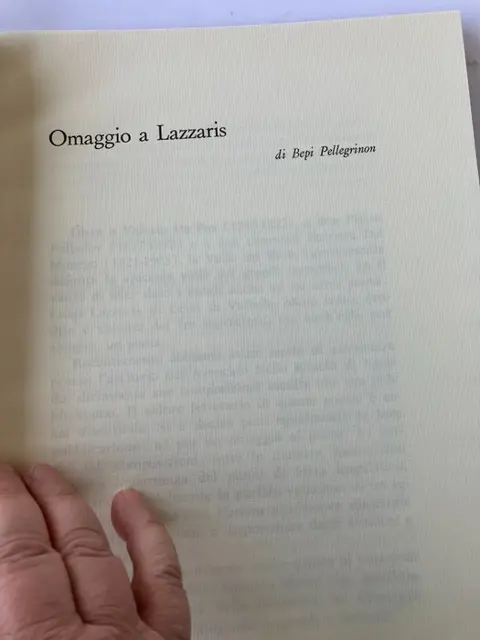 Luigi Lazzarisi / Augusto Murer - Luigi Lazzaris Poesie Dialettali Inedite - Augusto Murer Quattro Litografie - 1971
