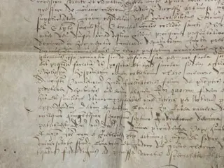 Dutch 16th Cent Notary - Vellum Certification - 1580/1620