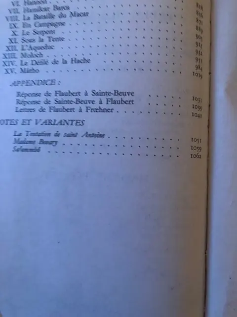 Divers - Lot de 4 volumes de La Pléiade [Flaubert, Saint Exupéry & Montherlant] - 1946/1957