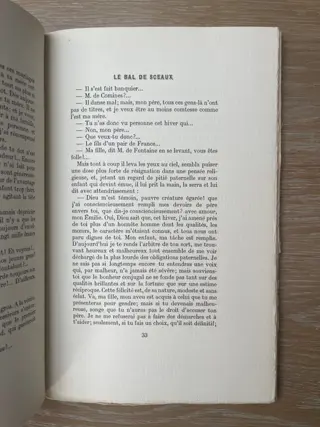 Honoré de Balzac / Éliane Bonabel - Le Bal de Sceaux - 1945