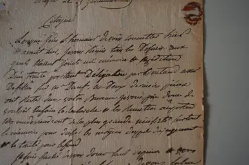 Laurand - Letter to the legislator from Vauzelles - 1793