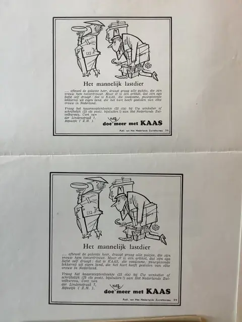 Manuscript; Karel N.L. Grazell - Défilé der Dagen en Dingen I (Essays)+ reclamewerk - 1945