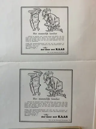 Manuscript; Karel N.L. Grazell - Défilé der Dagen en Dingen I (Essays)+ reclamewerk - 1945