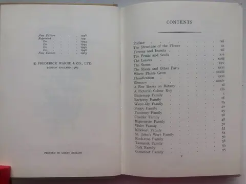 Edward Step - Wayside and Woodland Blossoms, a Guide to British Wild-Flowers {393 plates} - 1963