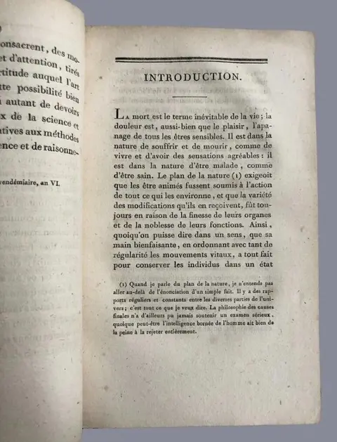 Pierre Jean Georges Cabanis - Du degré de certitude de la médecine - 1798