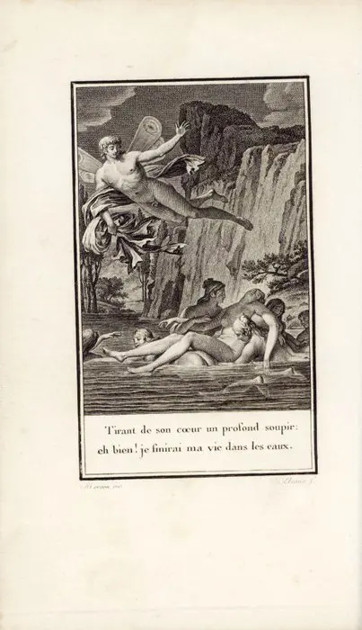 La Fontaine - Les amours de psyché et de Cupidon, avec le poème d’Adonis - 1797