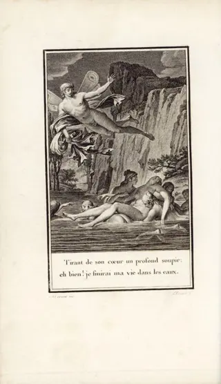 La Fontaine - Les amours de psyché et de Cupidon, avec le poème d’Adonis - 1797