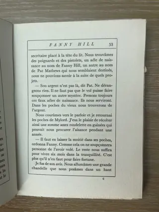 Pierre Mac Orlan - Les Vrais Mémoires De Fanny Hill [ex. numéroté] - 1929