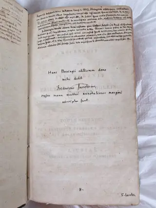 Q. Horatius Flaccus/ F.W. Doering/ F. Jacobs - Opera Omnia - Recensuit et Illustravit Fridericus Guil Doering; Tomus Secundus - 1824