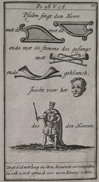 Johannes Pauli [uitg.] - De kleine print-bybel. Waar in door verscheide afbeeldingen een menigte van Bybelsche spreuken - 1720
