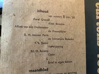 Karel Grazell (Leins Janema) - Lot met 6 uitgaven, deels privé, zeerkleine oplagen. - 1959/2006