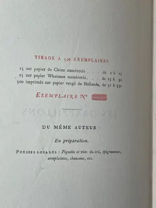Un Bourguignon Salé [Victor Claude] / Lalauze - Les Grappillons - 1879