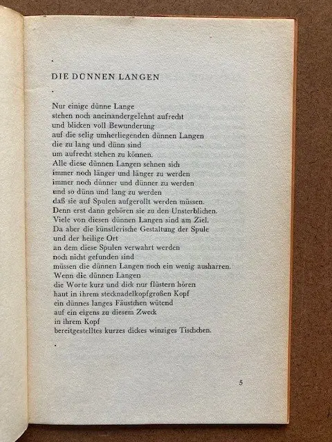 Hans / Jean Arp - Wortträume, plus 9 more first edition poetry books [german] - 1953/1989