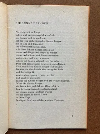 Hans / Jean Arp - Wortträume, plus 9 more first edition poetry books [german] - 1953/1989