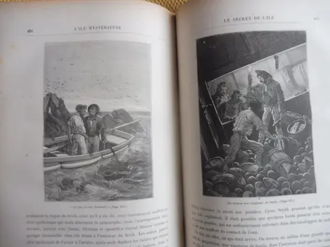 Jules Verne - L'Île Mystérieuse / Les Enfants du Capitaine Grant - 1880