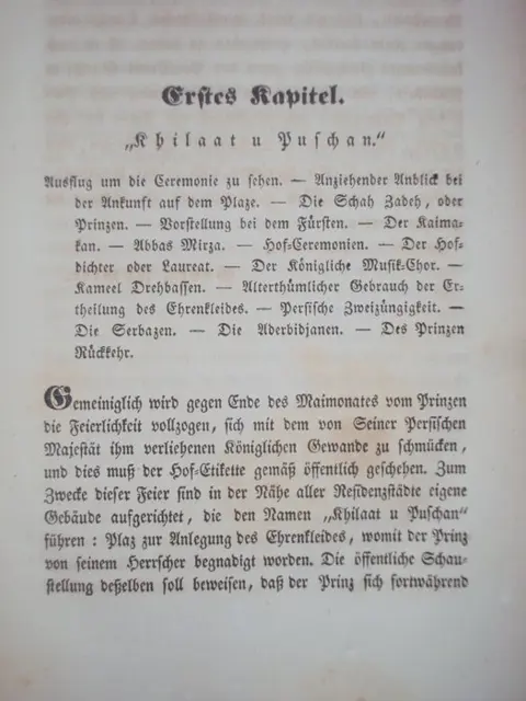 Iran, Koerdistan; Georg Sowler - Drei jahre in Persien und Reiseabentheuer in Kurdistan - 1842