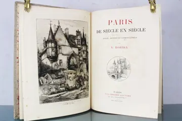 Signé; A. Robida - Paris de Siècle en Siècle - 1895