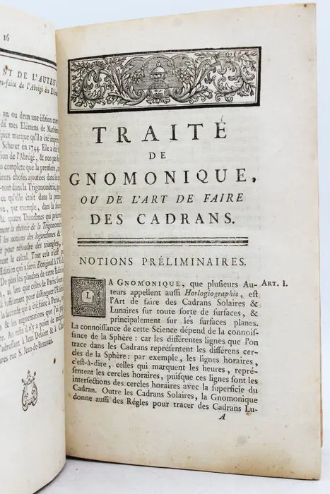 M. Rivard & P. Blaise - La Gnomonique Ou L'Art De Faire Les Cadrans & La Gnomonique, ou la Science des Cadrans - 1767