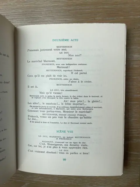 Edmond Rostand / Gradassi - L'Aiglon - 1955