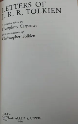 J.R.R. Tolkien - The Letters of J.R.R.. Tolkien / Beowulf - 1981/2014