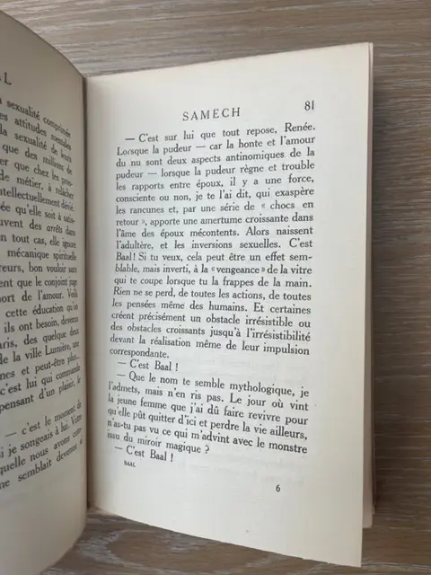 Renée Dunan - Baal ou la magicienne passionnée [ex. sur Hollande] - 1924
