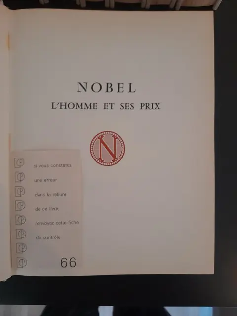 Gaston Barret / Met Ivers - Les Prix Nobel de la littérature [60 volumes] - 1960