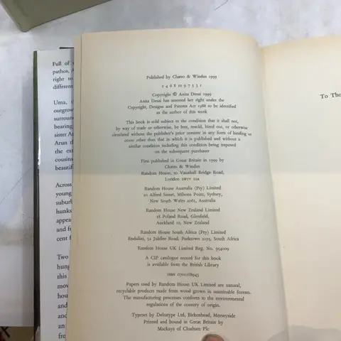 Anita Desai - Fasting, Feasting (signed by author) + Where Shall We Go This Summer? - 1982/1999
