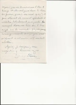 Paul Claudel - 6 lettres manuscrites à Madame Alix Brunnschweiler (France Pastorelli) - 1934/1950