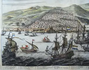 Stoopendaal / Blaeu / Brandt - De Stadt Algiers / La Ville d´Algiers - 1685