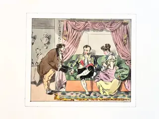 Béranger / Henry Monnier - Lithographies d’après les chansons de Béranger [Demi-maroquin] - 1828