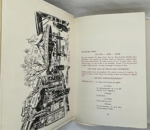 Signé; René Clair / Léon Barsacq - Le Silence est d'or. Comédie cinématographique - 1946
