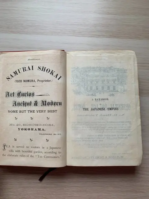Basil Hall Chamberlain - Murray’s Handbook for Japan - 1903