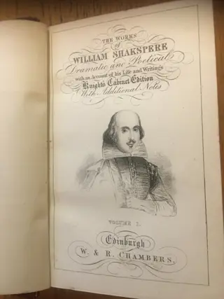William Shakespeare - The Works of William Shakspere [Shakespeare] Dramatic and Poetical with an account of his Life etc. - 1875