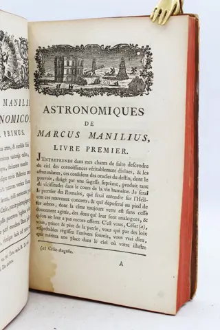 Marcus Manilius / Pingré - Marci Manilii Astronomicon Libri Quinque - 1786