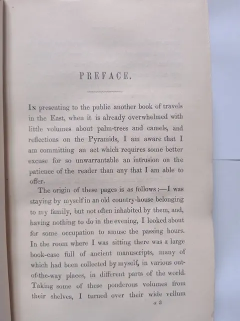 Robert Curzon - Visits to Monasteries in the Levant - 1850