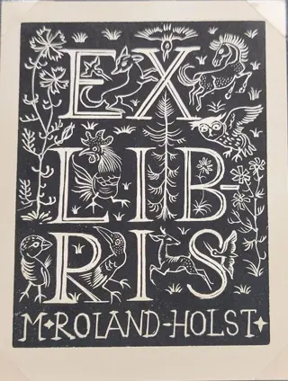 Ex-libris; Andriessen, Wetselaar, Lazarov, Rueter, Strik, etc. - 82 Nederlandse exlibris / kleingrafiek - 1954/2008