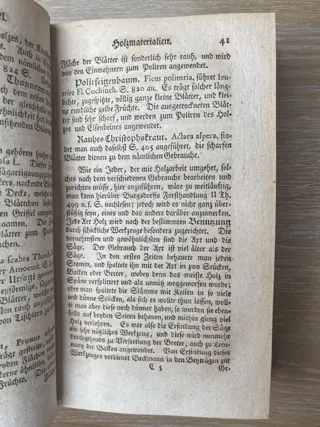 Georg Rudolph Böhmer - Technische Geschichte der Pflanzen - 1794