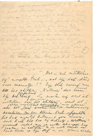 Manuscript; Godfried Bomans - Erik (of het klein insectenboek) - 1940