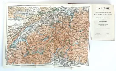 Karl Baedeker - La Suisse (with dustjacket) - 1911