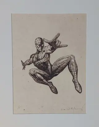 Wildfang, Emma - Limited Edition 1/5 - Spiderman - Japan series "sketches" - Size: 30 x 42 cm - (2023)