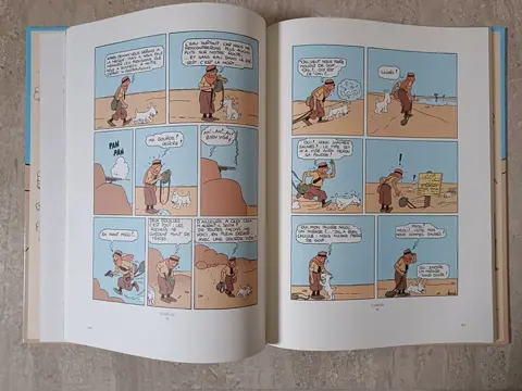 Tintin T4 - Les cigares du pharaon - colorisation inédite - C - tirage limité numéroté - (2022)