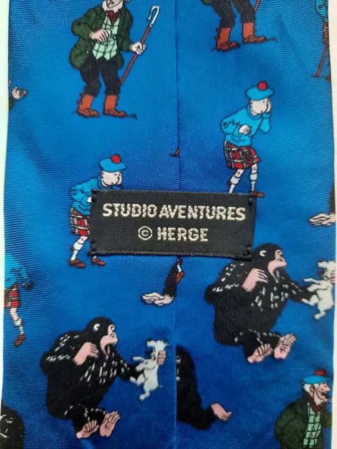 Tintin - Ensemble de 8 cravates "Studio Aventures"