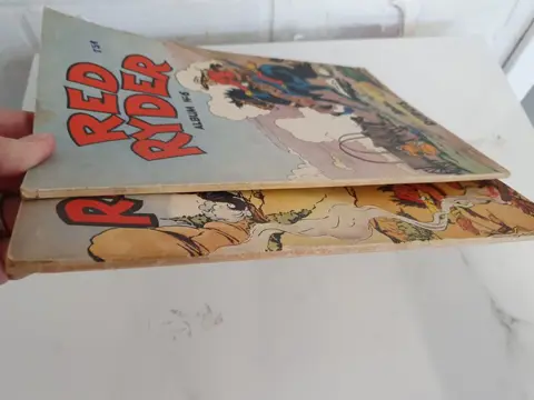 Red Ryder - T5 + T6 + ex-libris + 2x dédicace - 2x B - Eerste Belgische editie - (1952/1954)
